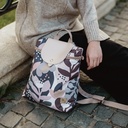 Rucsac urban frunze pastelate