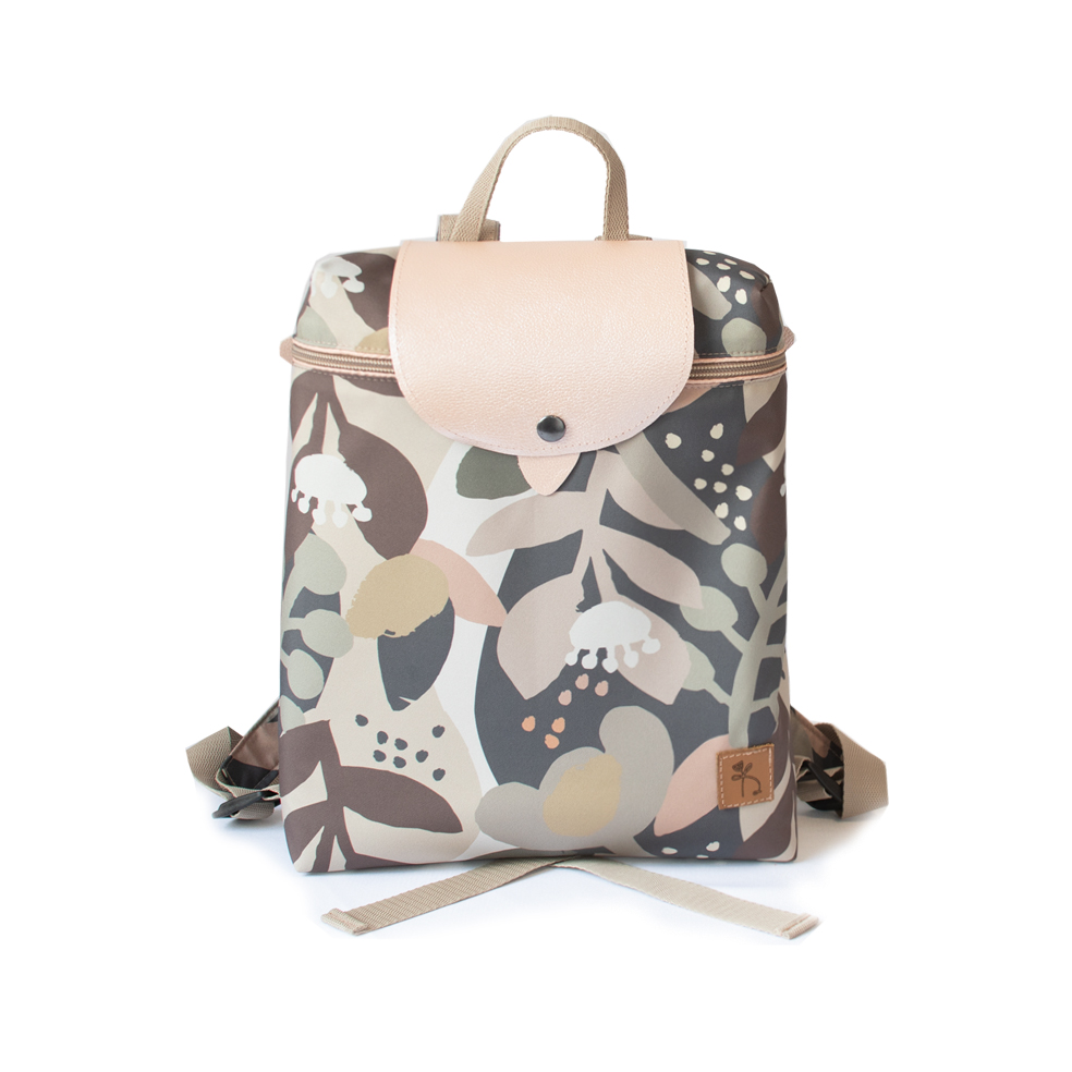 Rucsac urban frunze pastelate