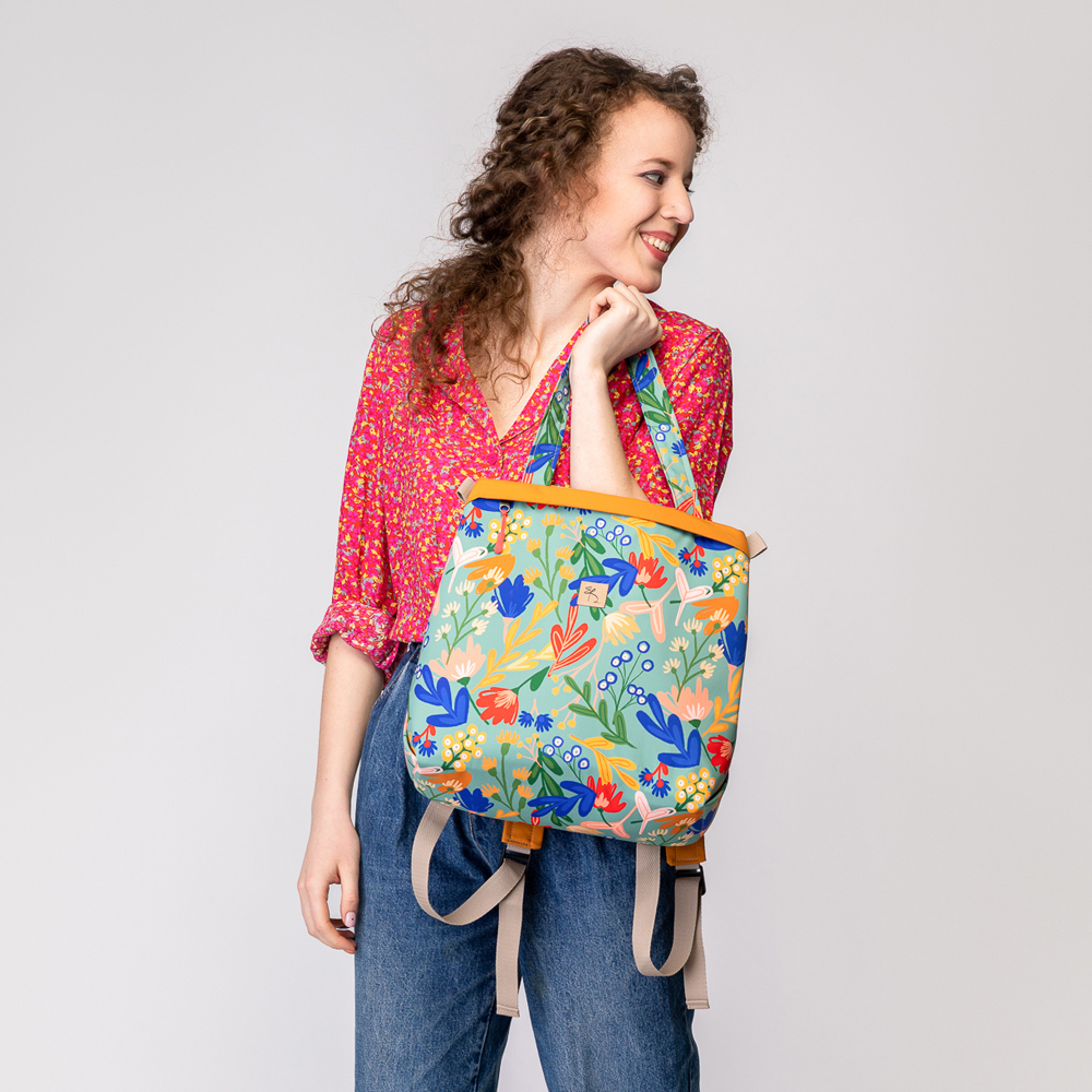 Rucsac MINIMAL câmpie colorata