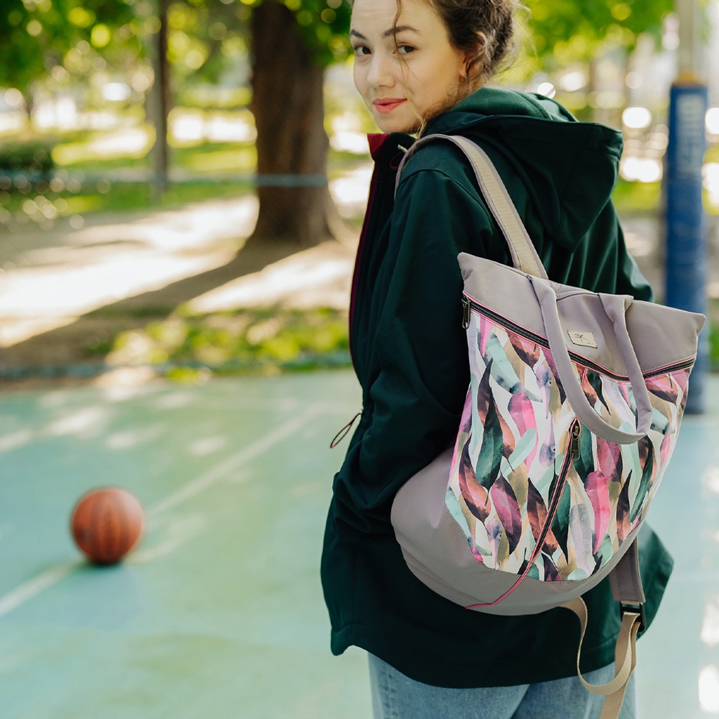 Rucsac beetle frunze pastelate