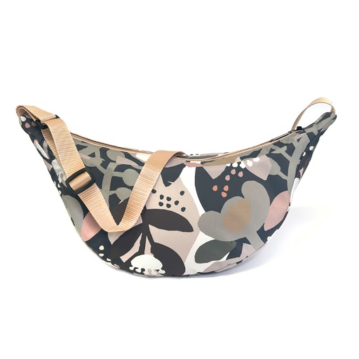 Pasztell foltos virágok LUNA Crossbody táska